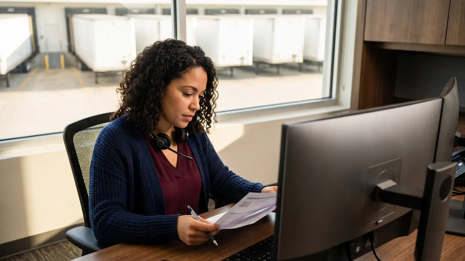 Freight broker compliance for new brokerages New freight brokerage owner reviewing a carrier packet for broker compliance and vetting
