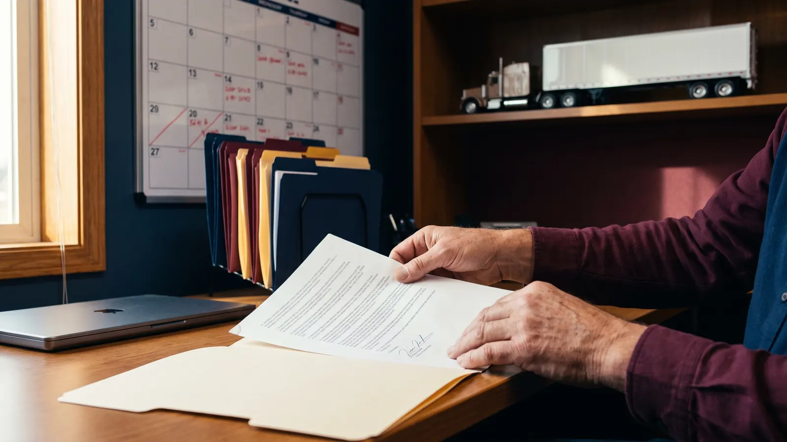 UCR, BOC-3 and MCS-150 filing services Compliance desk with a filing calendar for UCR, BOC-3 and MCS-150 deadlines